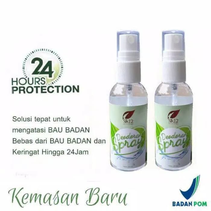 DEODORANT SR12 DEODORAN PENGHILANG BAU BADAN HERBAL BPOM