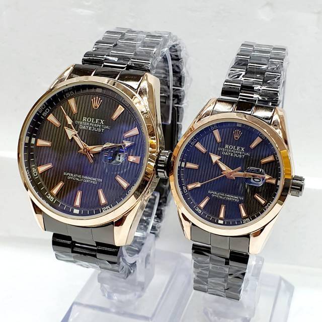 Jam tangan couple Rolex datejust jam tangan mewah