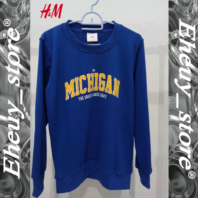 Crewneck H&amp;M Harvard Nothing to do Mighty mouse Michigan Sweater H&amp;M original crewneck h&amp;m terlaris