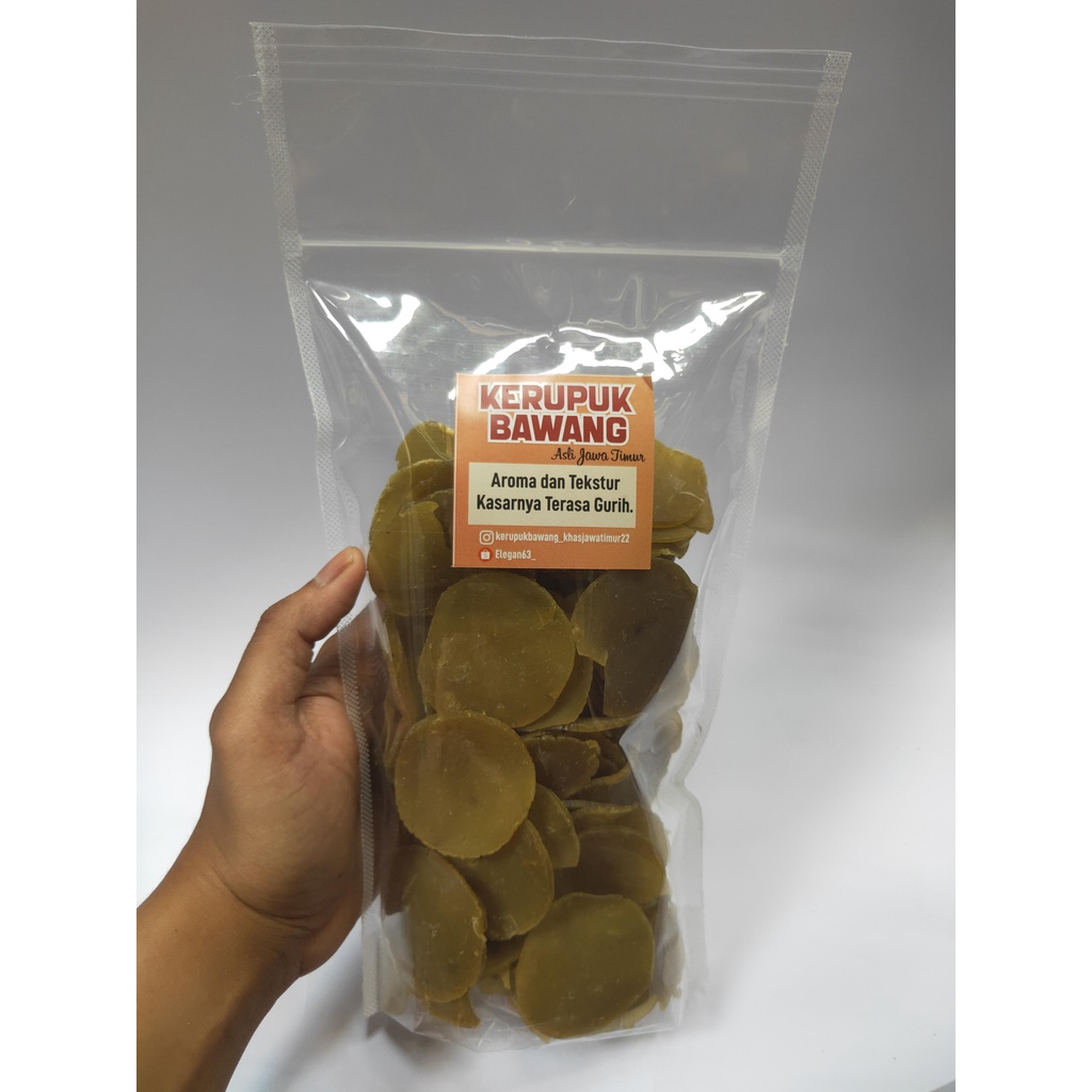 

Kerupuk Bawang Jawa Timur / Kerupuk Bawang / kerupuk puli bawang/ Kerupuk / Cemilan Kerupuk / krupuk bawang / krupuk