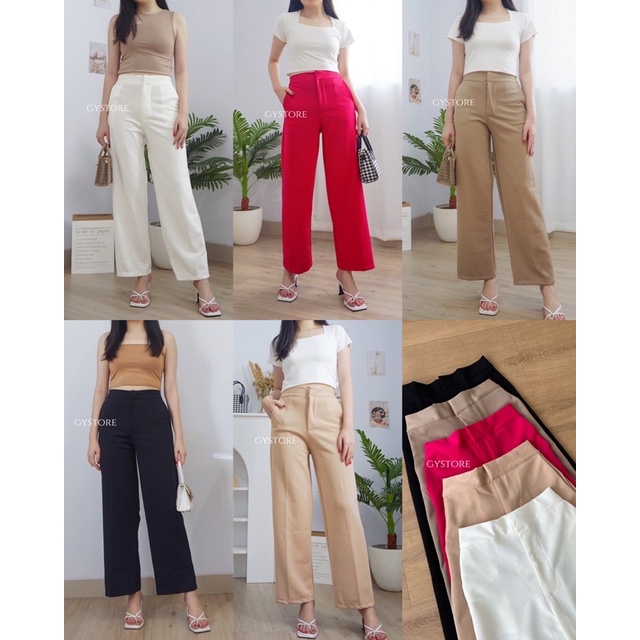 Gea Cullotes Pants Celana Kulot | Celana Kerja Kasual