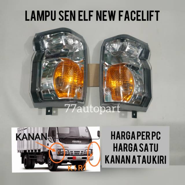 Lampu sen depan elf new facelift