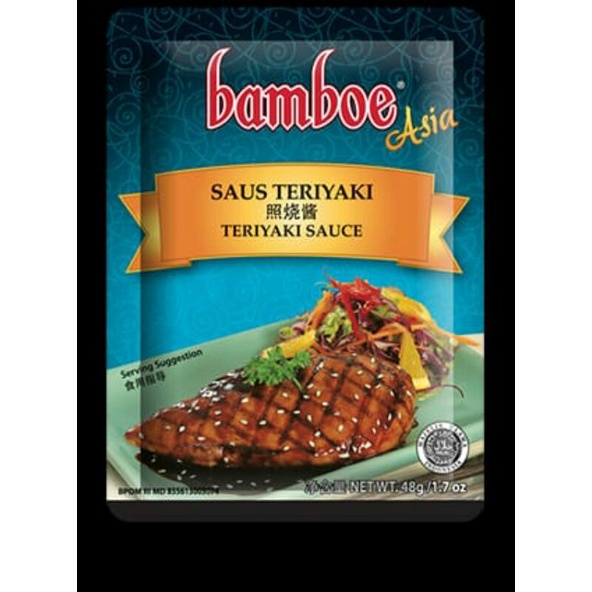 

Bamboe Asia bumbu masak saus teriyaki 48gr