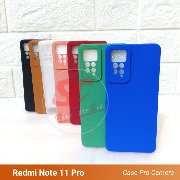 Case Slim Matte Pro Camera Redmi Note 11 Pro - SC