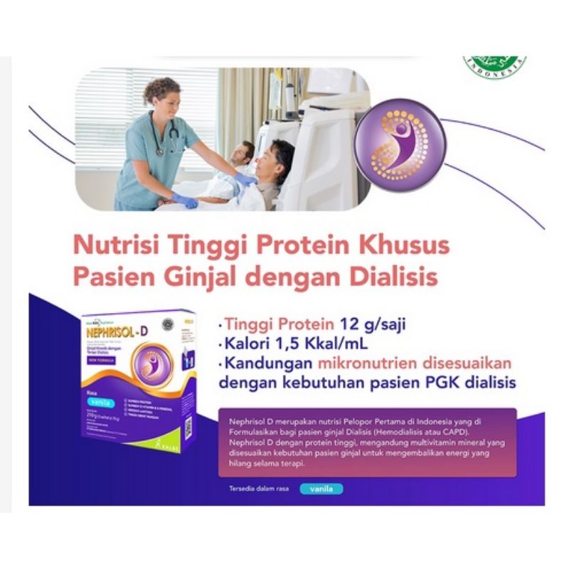 Nephrisol-D Nutrisi Makanan Khusus Pasien Gagal Ginjal Tahap Dialisis .