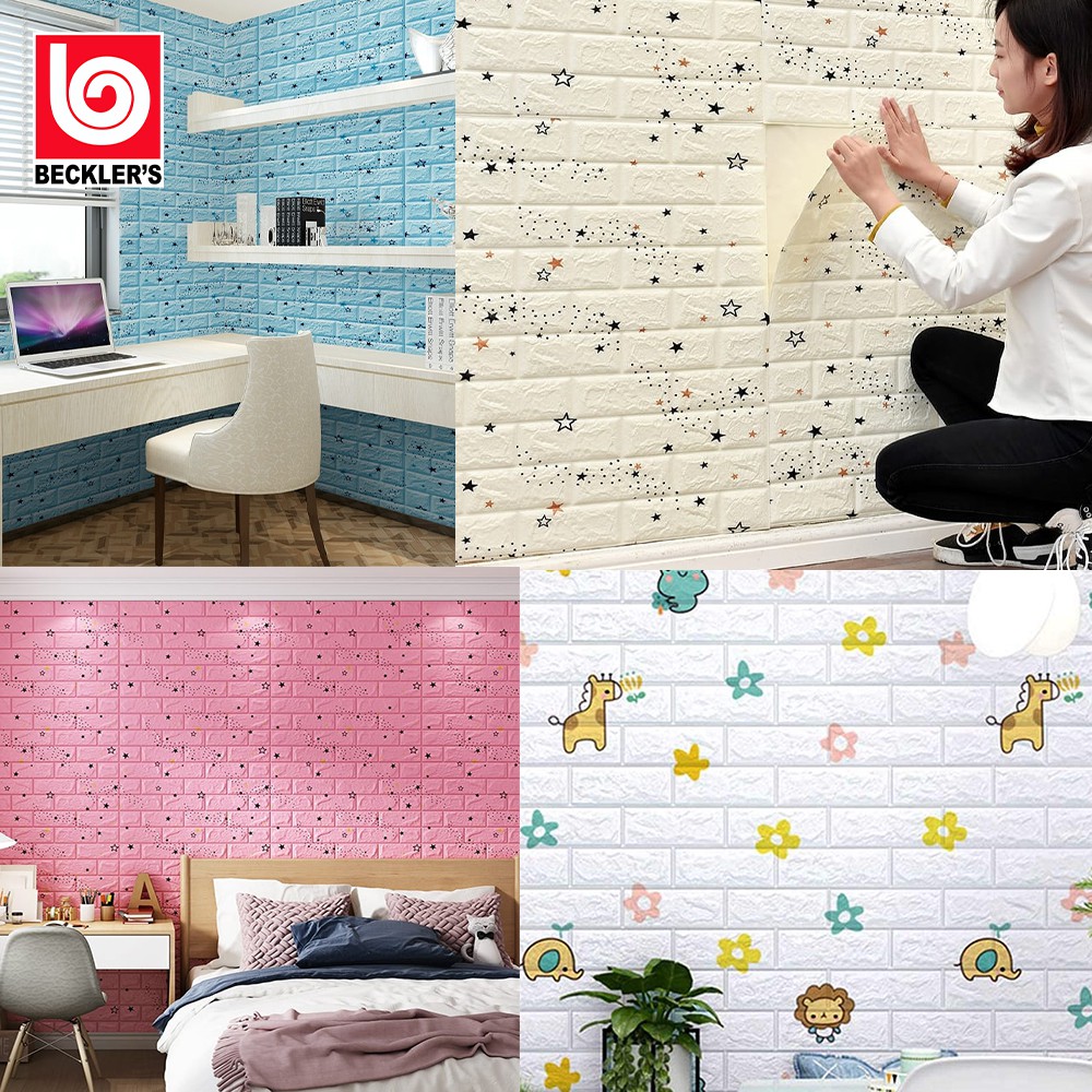 CUCI GUDANG!! WALLPAPER 3D FOAM PANEL 6mm WALLFOAM 70X77 CM. Menyenangkan anak-anak ·High Quality.