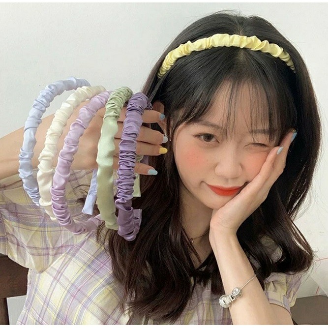 [COD] Bando Kerut Korea Bando Scrunchie Korea Bandana Korea Bando Kain