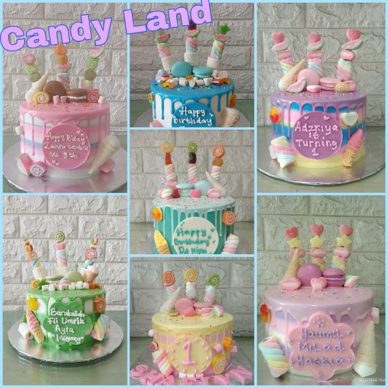 

Candy land/Choco Land/Loving cake/Birthday cake/Kue ulang tahun