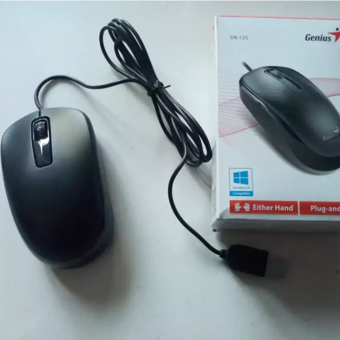 Jual Mouse Genius DX-125 USB Optical Wired Mouse Indonesia|Shopee Indonesia