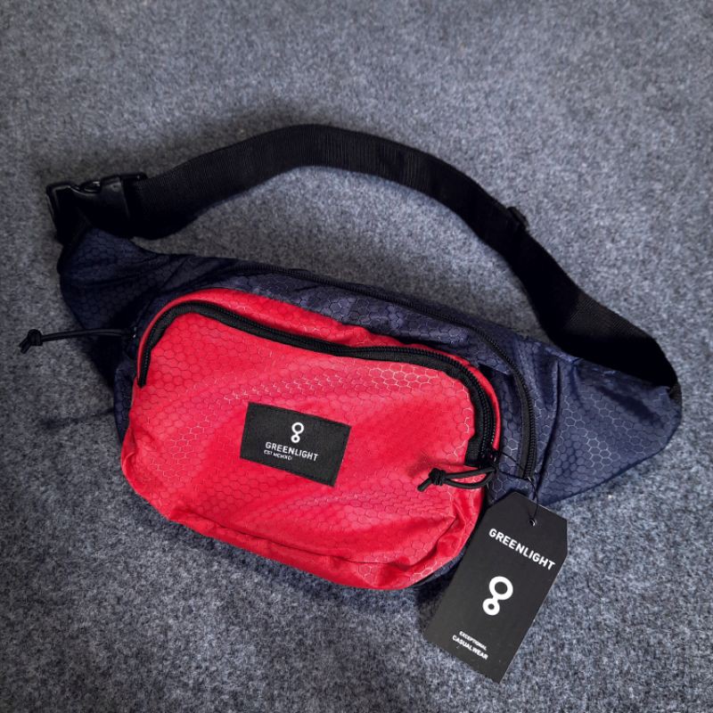 (BISA COD) TAS WAISTBAG GREENLIGHT TAS SELEMPANG UNISEX