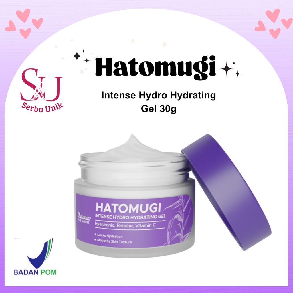 Autumn Hatomugi Intense Hydro Hydrating Gel 30g | Pelembab Wajah