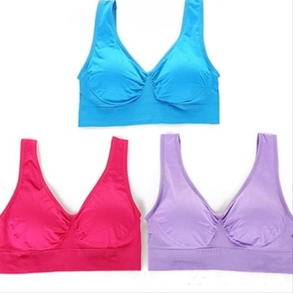 [ORI] GENIE BRA SUMMER | Bra Tanpa Kawat Teknologi Jepang l 3pcs Bra Genie Summer Impor Jepang Original dengan Kode Track Katun Tanpa Kawat MADE IN JAPAN