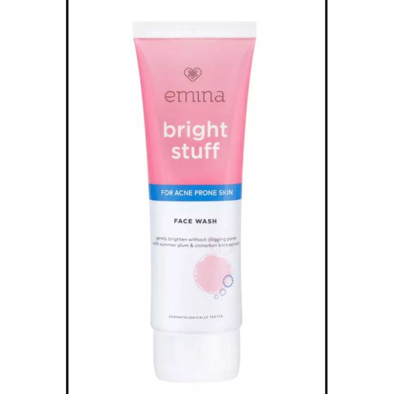 PAKET EMINA Bright Stuff for Acne Prone Skin isi 7 Komplit Original 100%