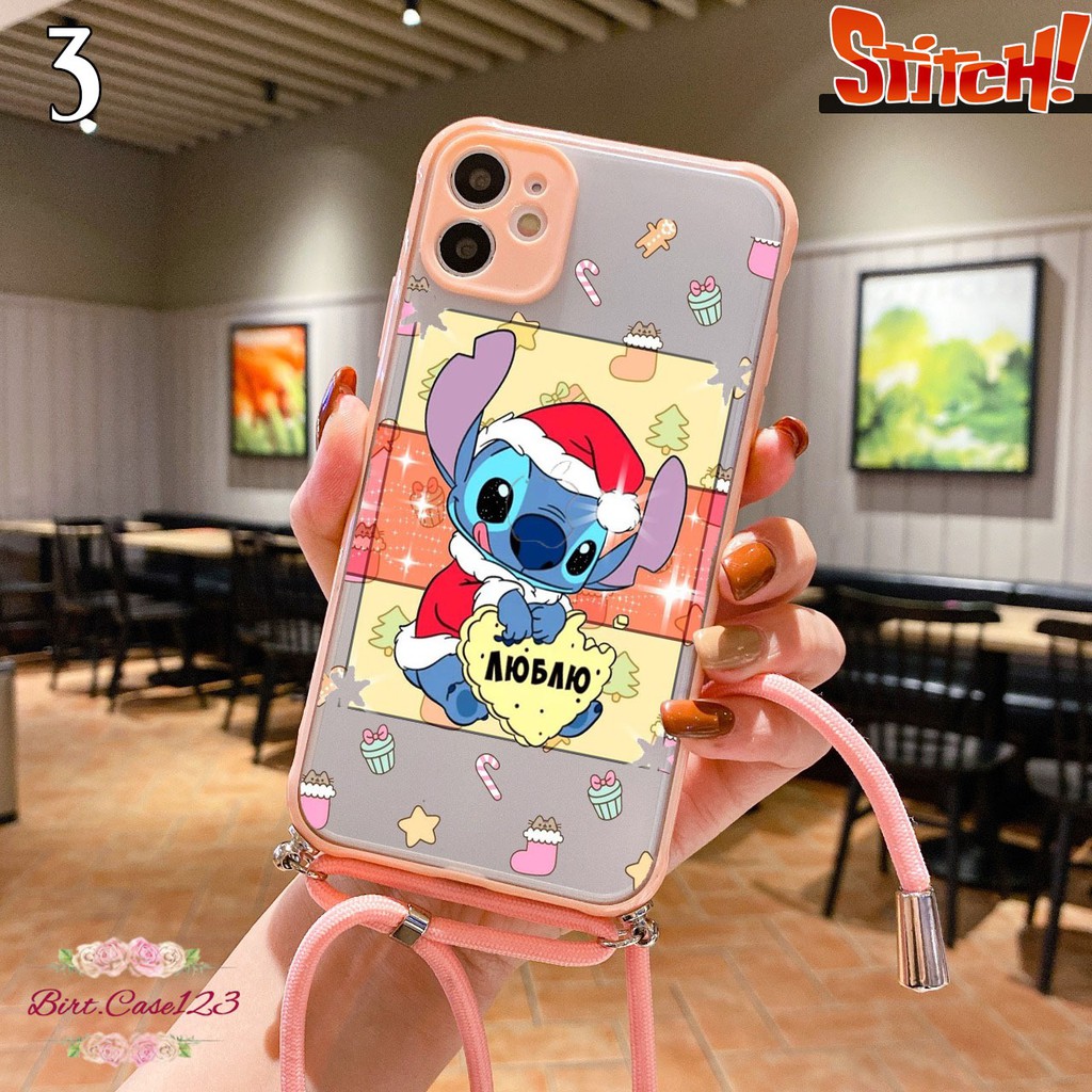 Softcase Slingcase Lanyard Choice STITCH Oppo A3s A1k A7 A5s A12 A11k F9 A15 A31 A8 BC3275