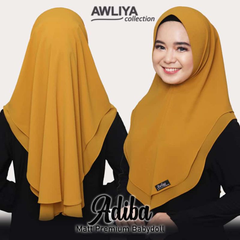 TERMURAH ADIBA MINI KHIMAR AWLIYA ori awliya