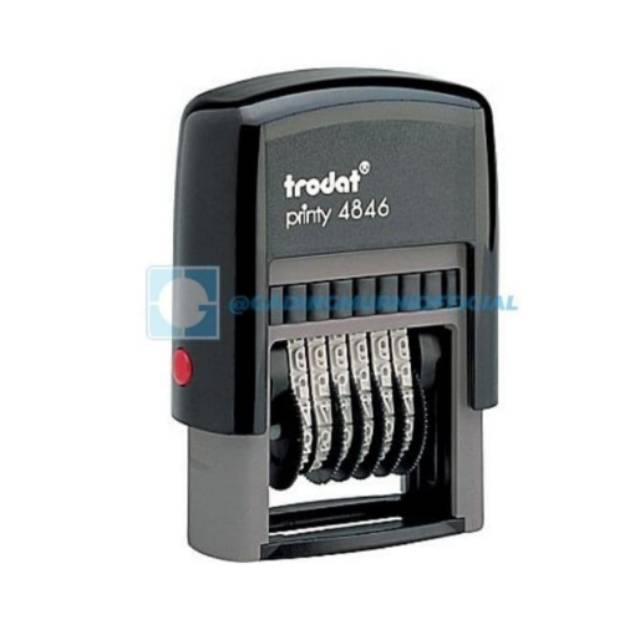 

Trodat Stempel Numbering Stempel Angka 6 Digit 4MM Type 4846
