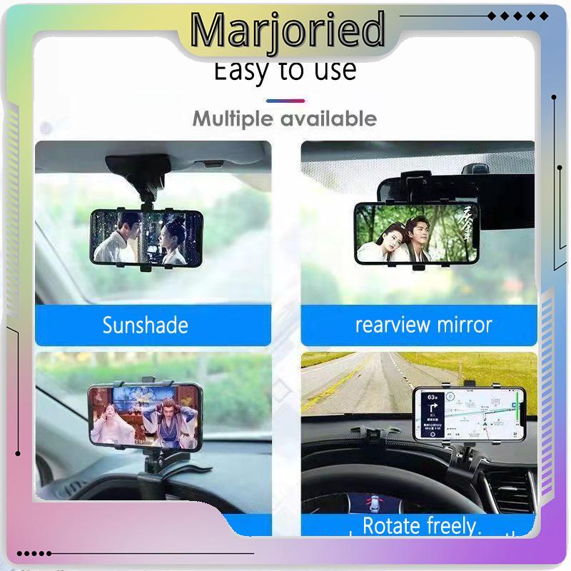 Holder Hp Dashboard Mobile Jepit 360 Degrees 3 In 1 Universal-MJD