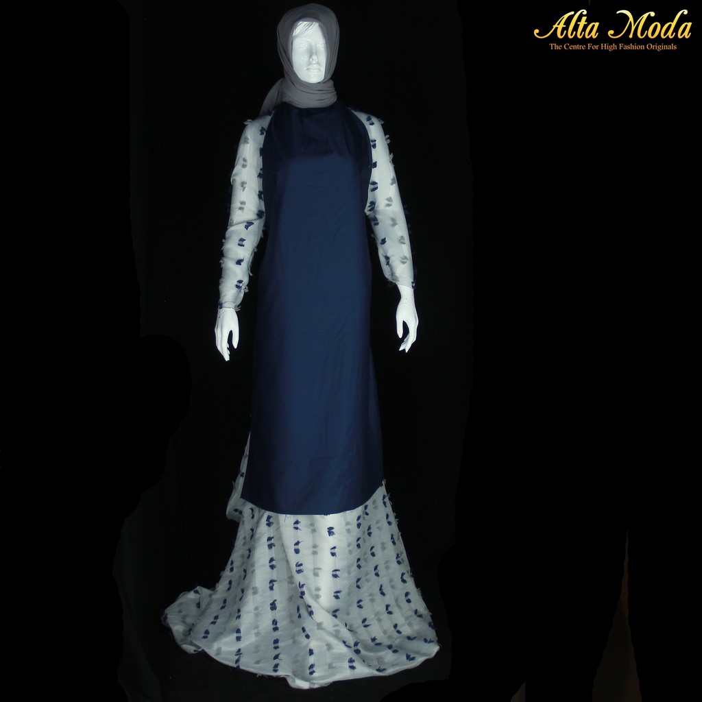 

Alta Moda Kain Linen Rubiah Uragiri Silver Motif Biru (1.25M)