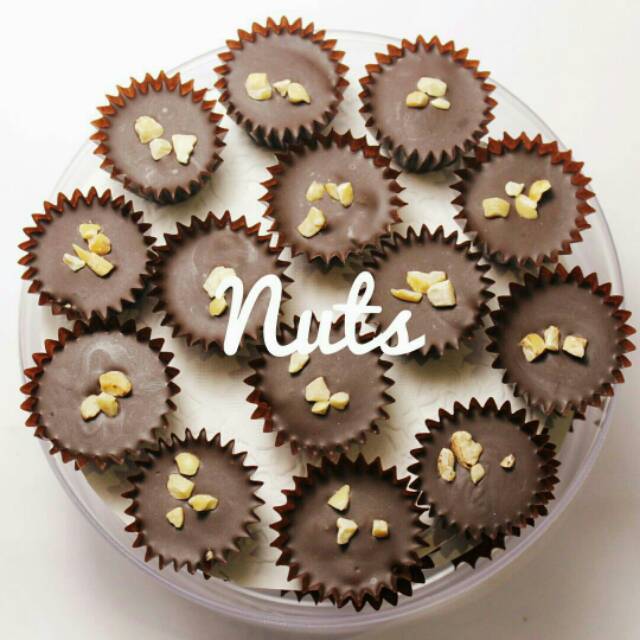 

cokelat cup kacang/cokelat kacang