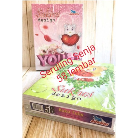 

BUKU TULIS ISI 58 LEMBAR MURAHH !