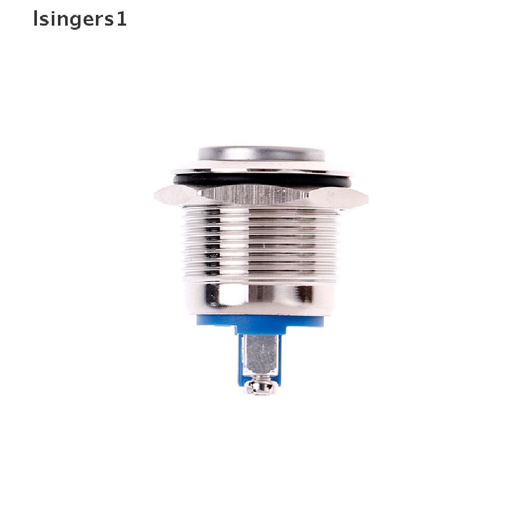 (lsingers1) 1pc Tombol Tekan momentary 19mm Anti Air Bahan metal