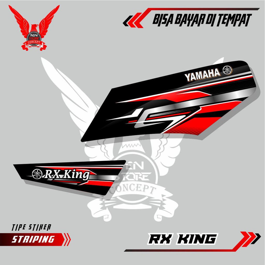 Striping rx king Variasi 2004 2008 Stiker Rx King Variasi  Strip 15 Setriping Variasi Motor RX KING
