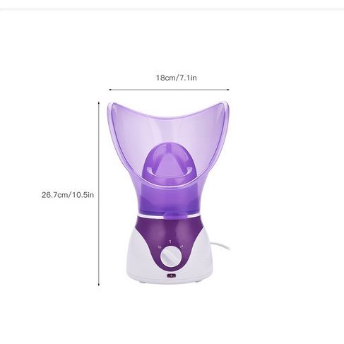 [TOSERBA_EMAK] -  CkeyiN Air Humidifier Facial Steamer SPA Perawatan Wajah - MR290Z - Purple