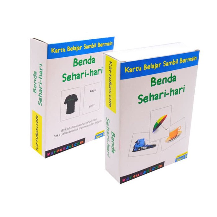 Termurah FlashCard - Benda Sehari-hari (Kartu Bayi)