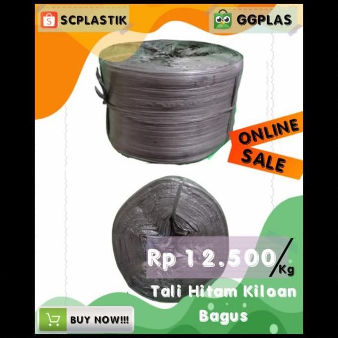 

DISKON Tali Rafia Kiloan Hitam Bagus