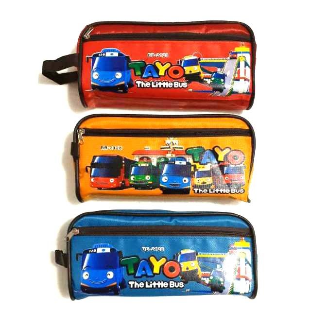 Pencil Case/Kotak Tempat Pensil Canvas Fancy Tayyoo