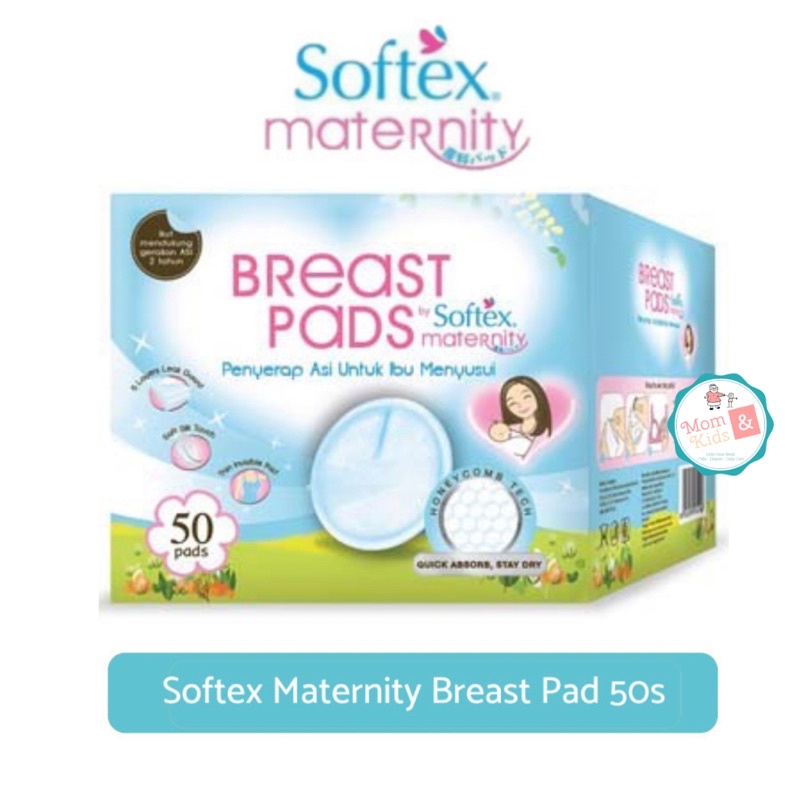 SOFTEX Maternity Breast Pad Honeycomb isi 50s | Breastpad Penyerap ASI