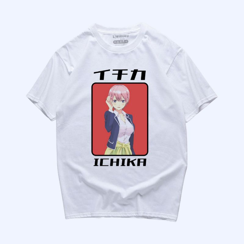 WIBUKU Kaos Anime Gotoubun no Hanayome Ichika Pose