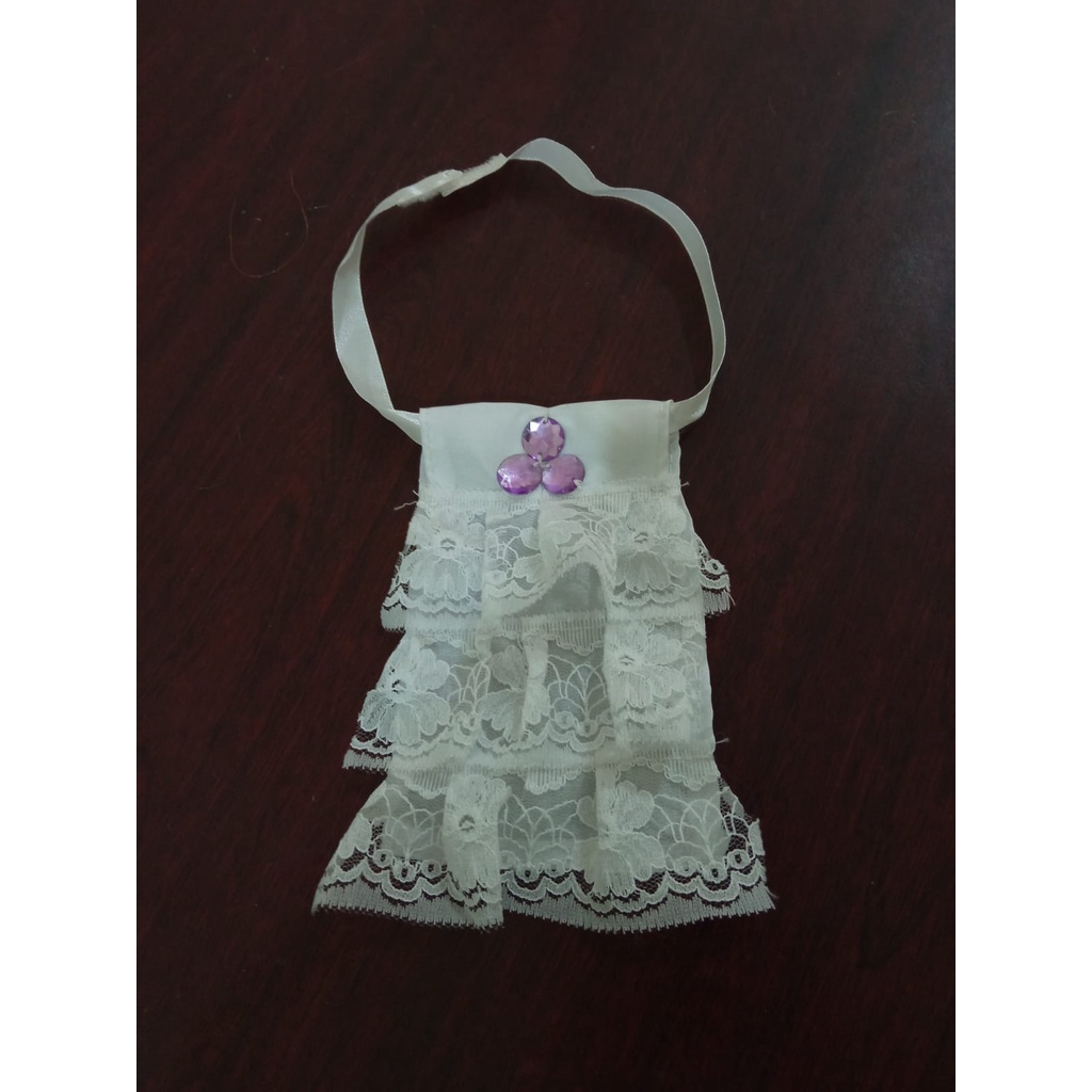 kostum hiasan leher eropa Renaissance dasi halloween cosplay white