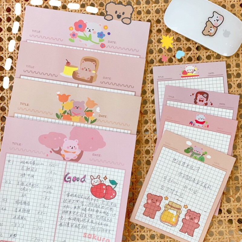 

Lovely Bear Memo Paper