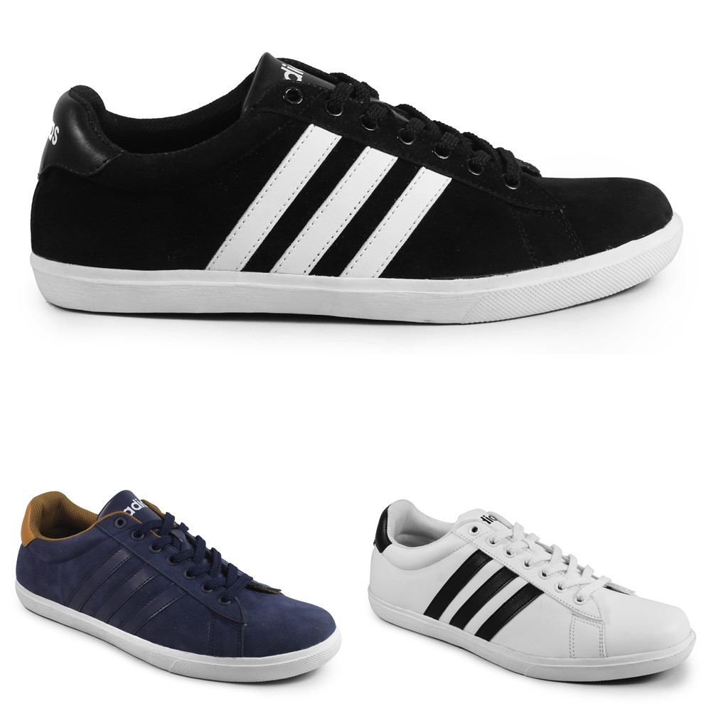 Sepatu Pria Adidas Neo Derby Kualitas Premium / Sepatu Sneakers Kets Kasual Murah Bertali