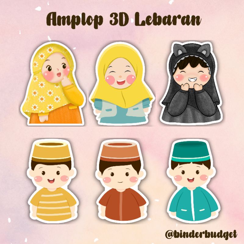 

Amplop 3D 1 pcs Amplop Lebaran Unik Amplop Kekinian / AmplopLebaran 3D
