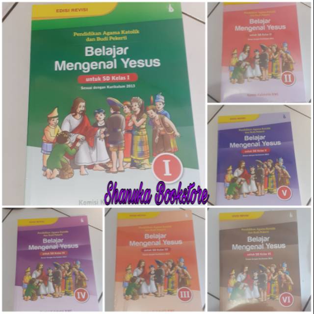 BUKU PENDIDIKAN AGAMA KATOLIK & BUDI PEKERTI SD KELAS 1/2/3/4/5/6.REVISI.KANISIUS  ORIGINAL