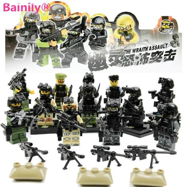 Lego Tentara Militer Perang Dunia 12pcs