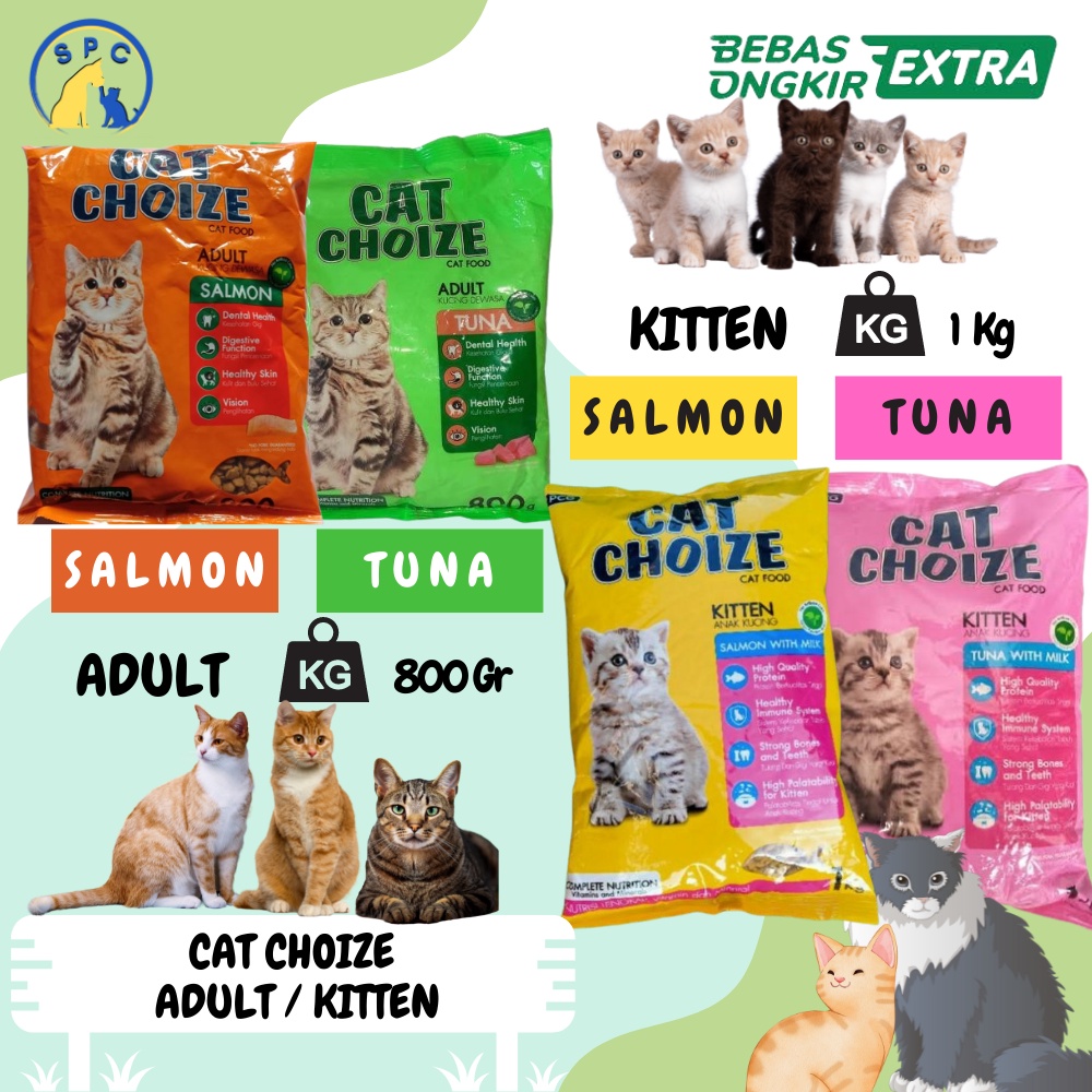 CAT CHOIZE Adult Kitten Freshpack Tuna Salmon Tuna Milk Salmon Milk