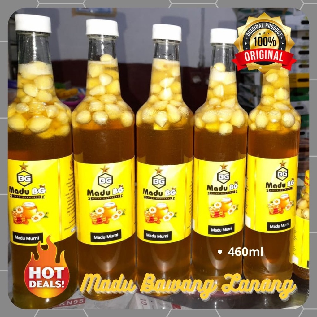 

Madu Bawang Lanang MADU BG Madu Murni + Bawang Putih Tunggal (Bawang Lanang) 460ml