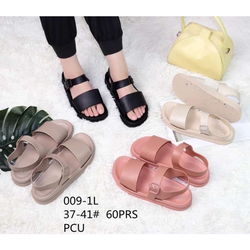 SEPATU SANDAL JELLY KARET IMPORT WANITA LALUNA 009-1L