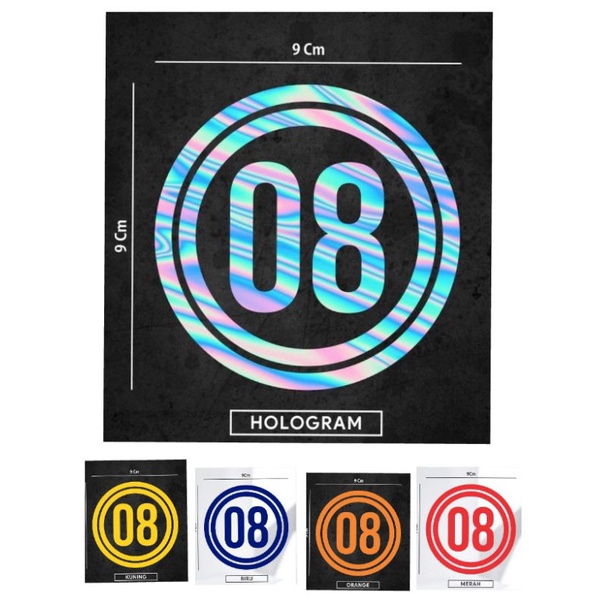 STICKER NOMOR BULAT FAZZIO STICKER BULAT VESPA STICKER BULAT CUSTOM STICKER CUTTING BULAT STICKER NO