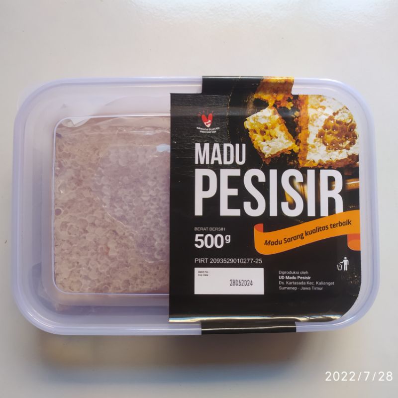 

MADU SARANG PESISIR ASLI 500 GRAM BERIZIN DINKES PIRT