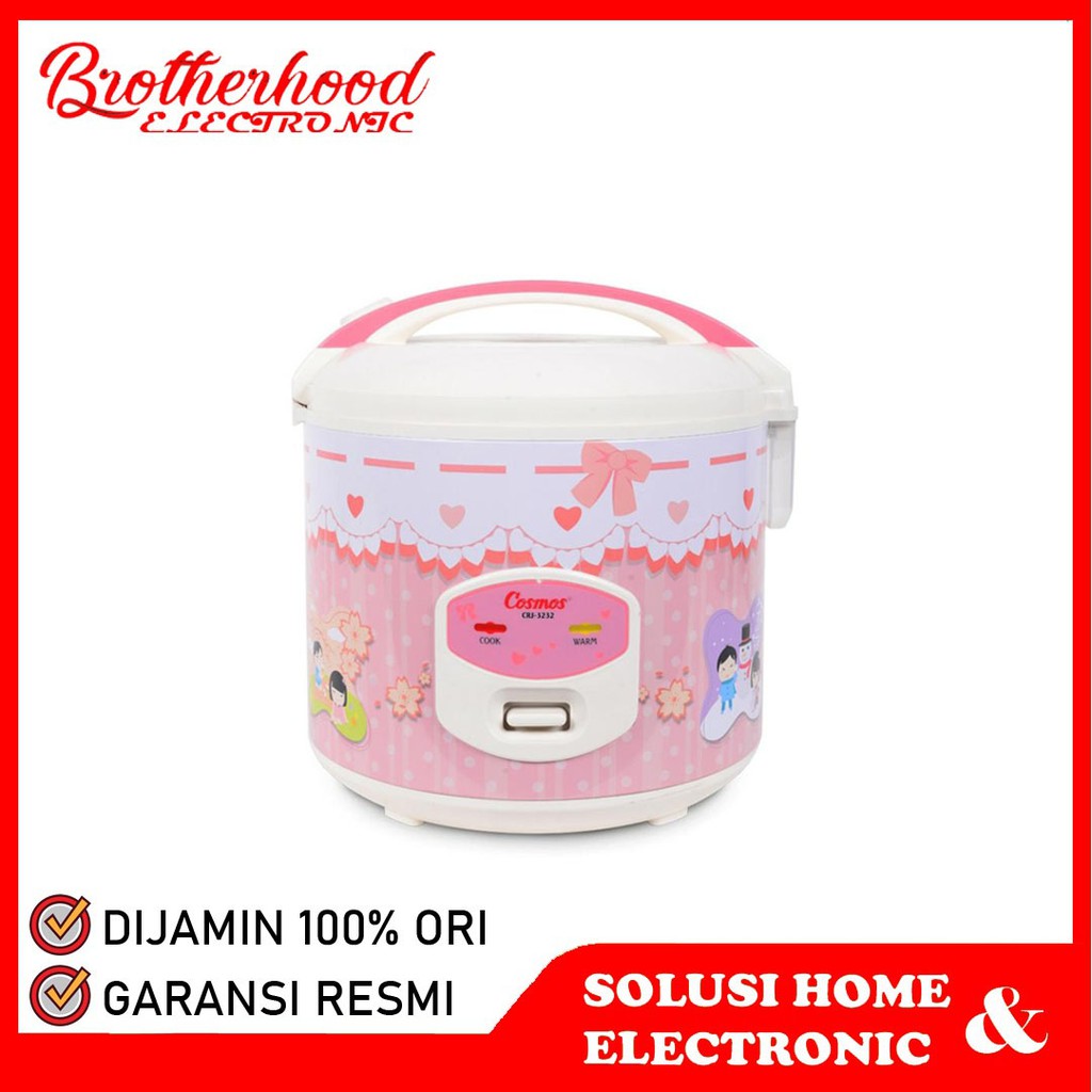 (BISA COD) Magic Com / Rice Cooker Cosmos CRJ 3232 / CRJ3232 / CRJ3306 / CRJ 3306 / CRJ 323S /