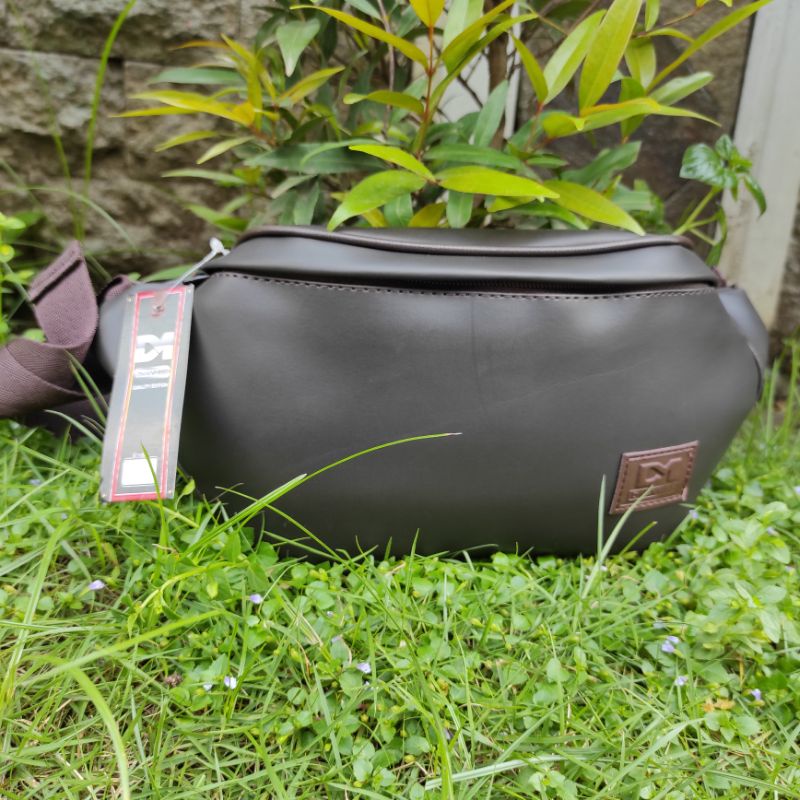 Gratis Ongkir | Tas Pria Sling Bag DM Original - Tas Selempang Pria - WaistBag Pria Waterproof