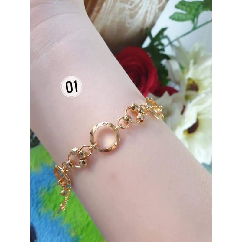 Gelang Rantai Lapis Emas