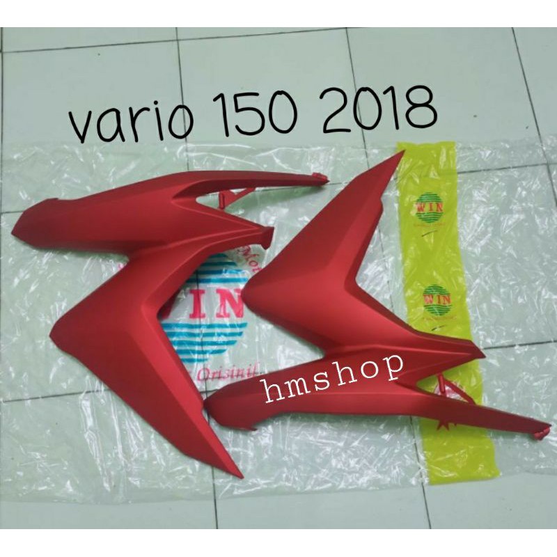 sayap depan vario 150 2018 merah doff body depan kanan kiri vario 150 2018 merah doff