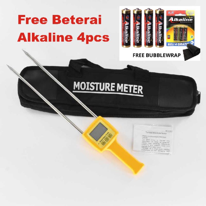 Grain Moisture Meter Tk100s Alat Ukur kadar biji bijian jagung