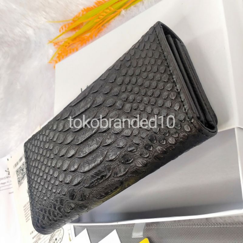 DOMPET PANJANG WANITA Y$L SNAKE LIPAT FREE BOX+PAPERBAG FULLSET