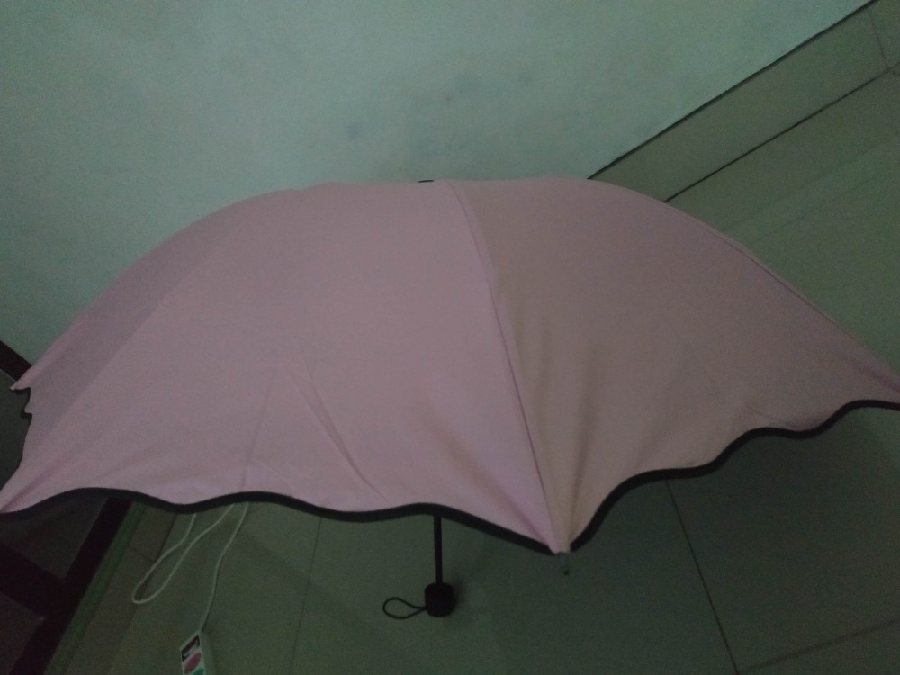 Tj-114 Payung Lipat 3d Dimensi Magic Ketika Kena Hujan